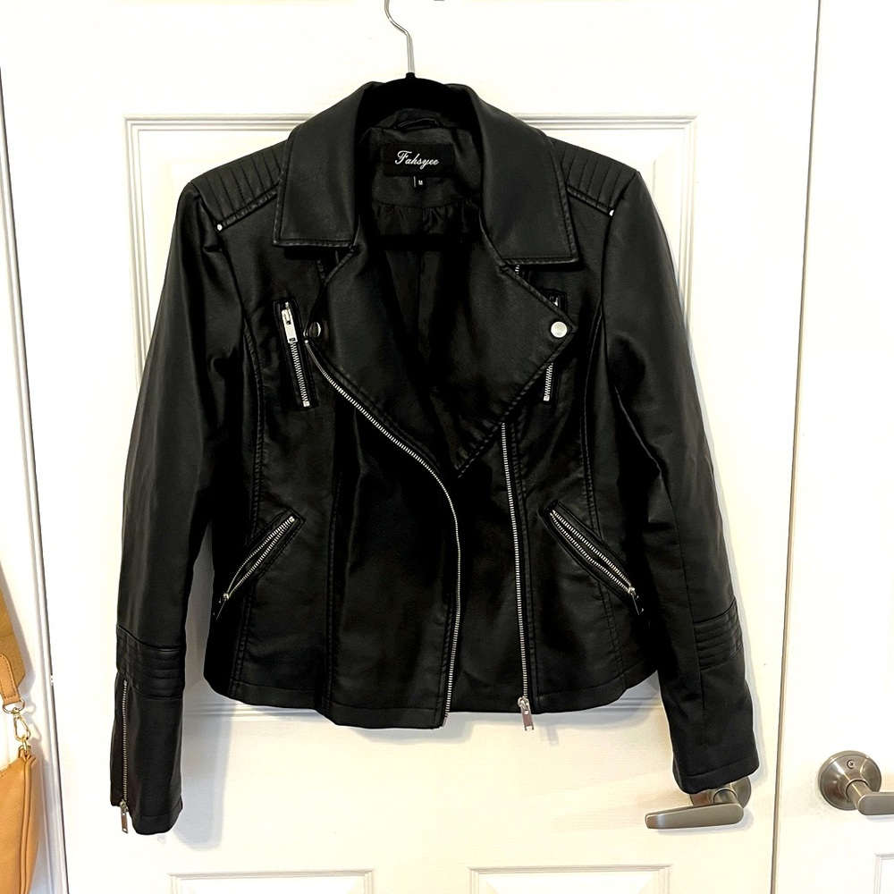 NEW Vegan leather jacket